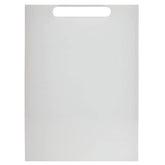 Huitich plastic chopping board with handle in white for kitchen food prep and cutting